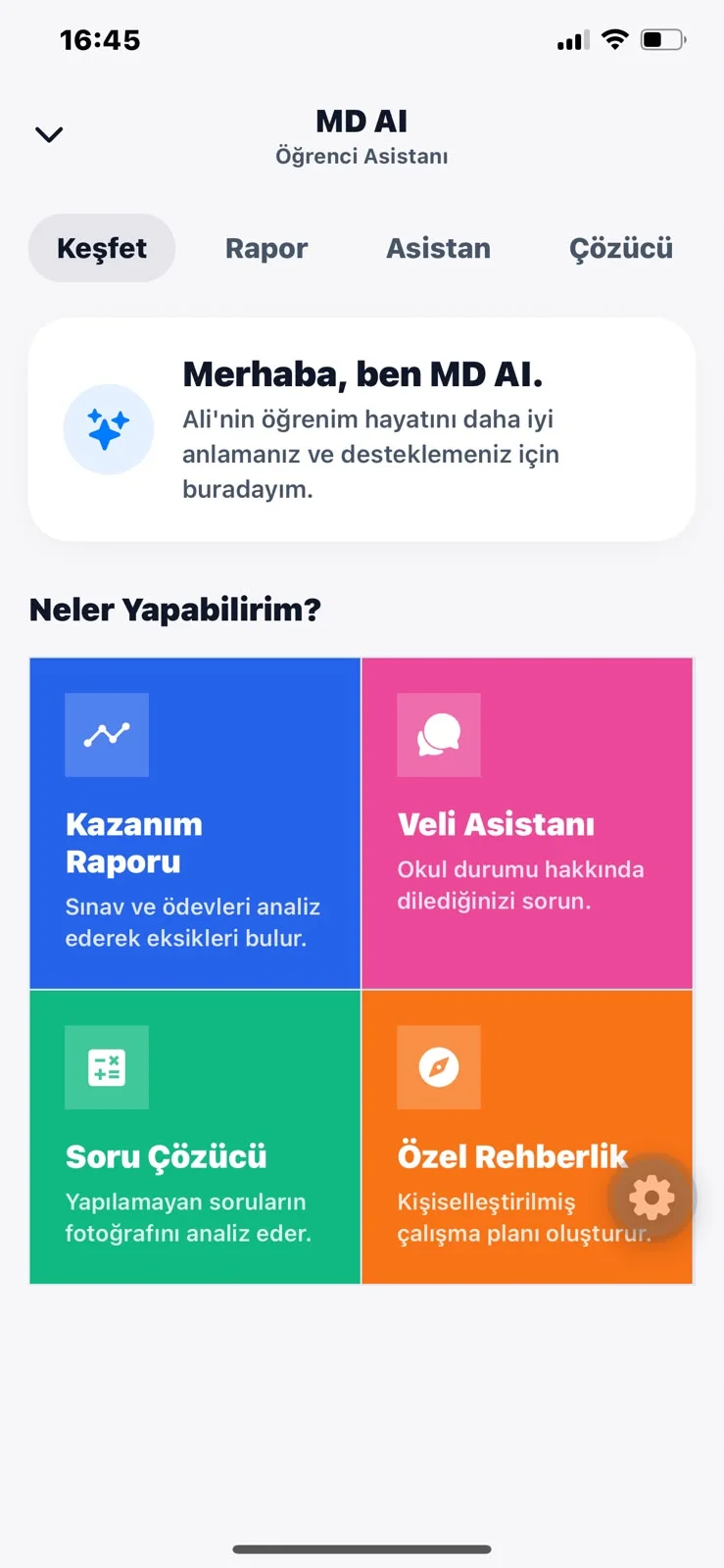 MD AI Öğrenci Asistanı